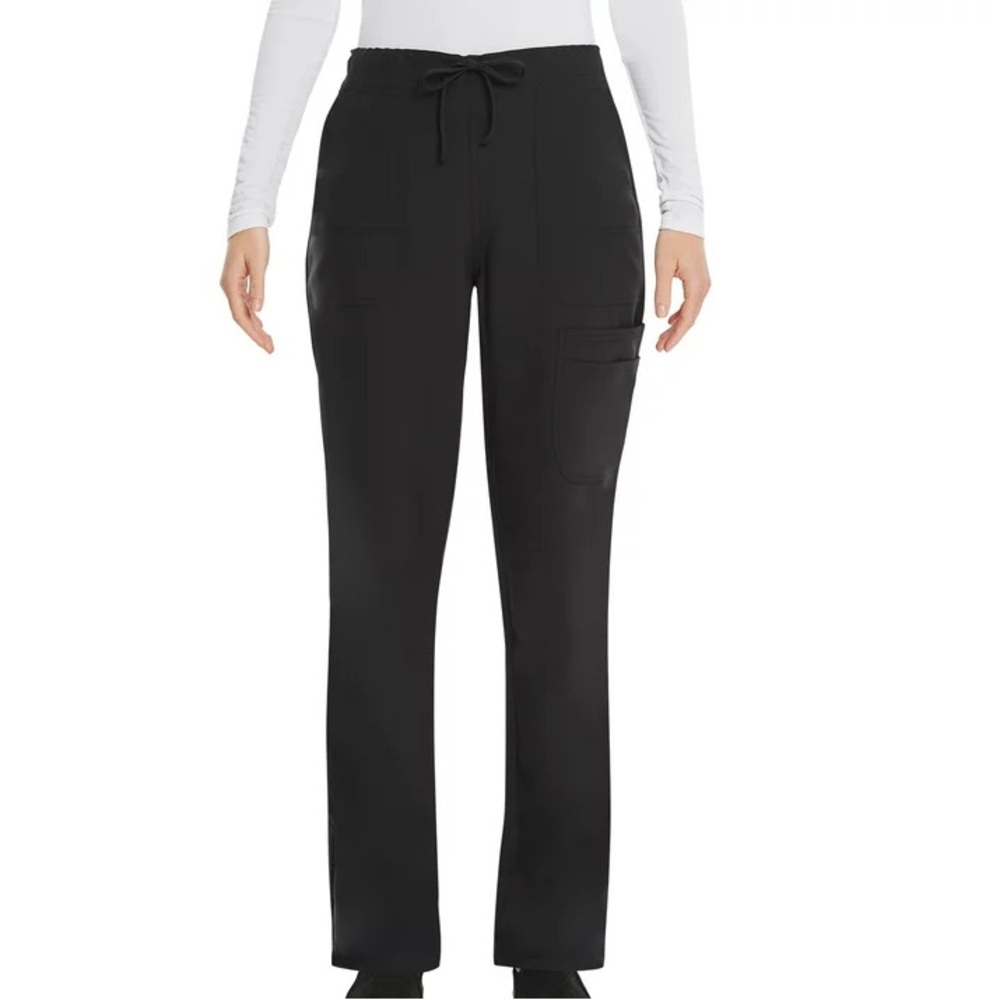 S Petitie Black ScrubStar Scrub Pants